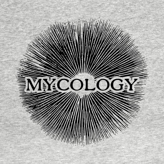 Mycology - The science of fungi (black) by tentihandmade